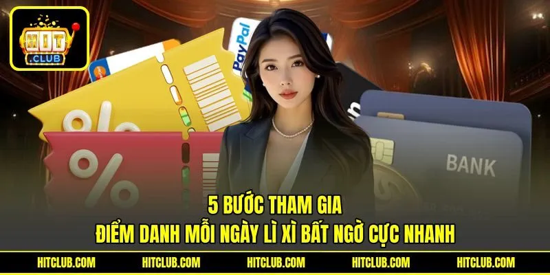 5 bước tham gia điểm danh mỗi ngày lì xì bất ngờ cực nhanh 5 bước tham gia điểm danh mỗi ngày lì xì bất ngờ cực nhanh