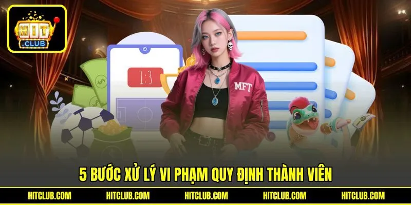 5 bước xử lý vi phạm quy định thành viên