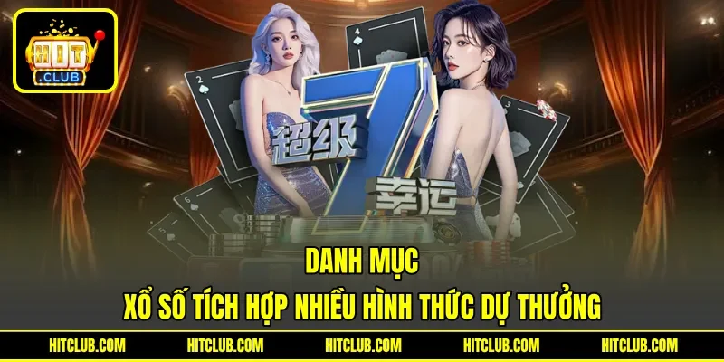 Danh mục xổ số tích hợp nhiều hình thức dự thưởng